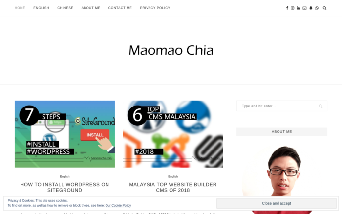 Maomao blog